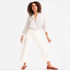 Everlane wide leg crop pant